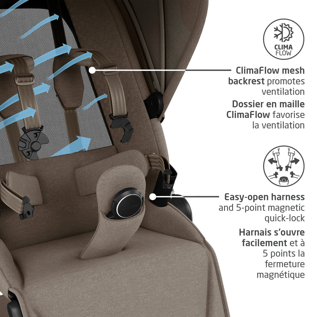 Maxi Cosi Fame Stroller (Twillic Truffle)