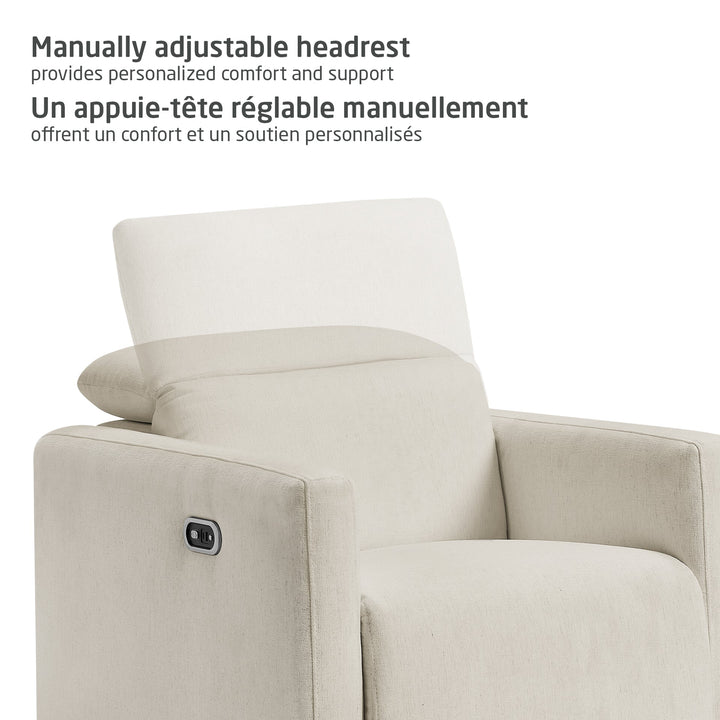 Maxi Cosi Isla Swivel Glider &amp; Power Recliner (Vanilla)