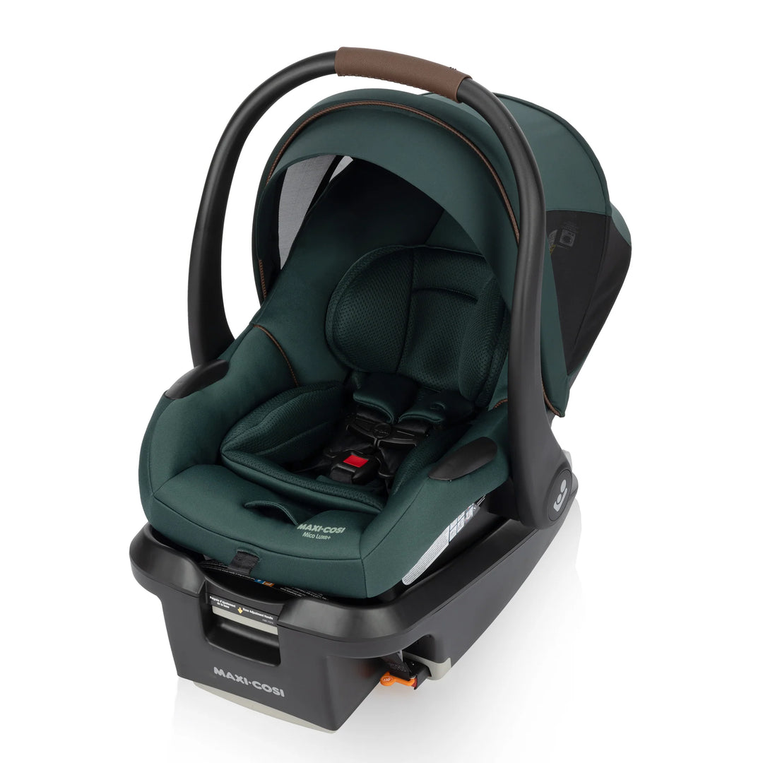 green maxi cosi car seat Mico Luxe+ Infant Car Seat (Twillic Green)