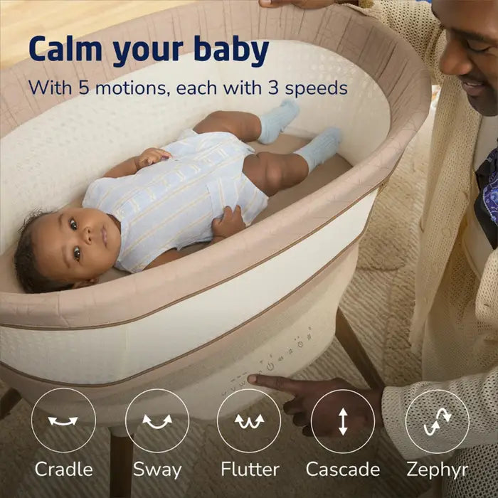 Maxi Cosi Starling Smart Bassinet (Natural Heritage)