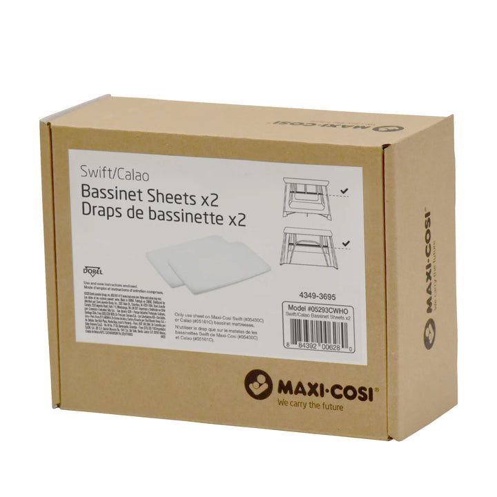 Maxi Cosi Swift/Calao Bedsheets 2 Pack (Bassinet Mode)