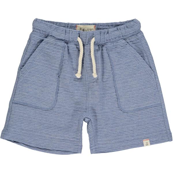 Me &amp; Henry Bluepeter Shorts (Blue Ribbed)