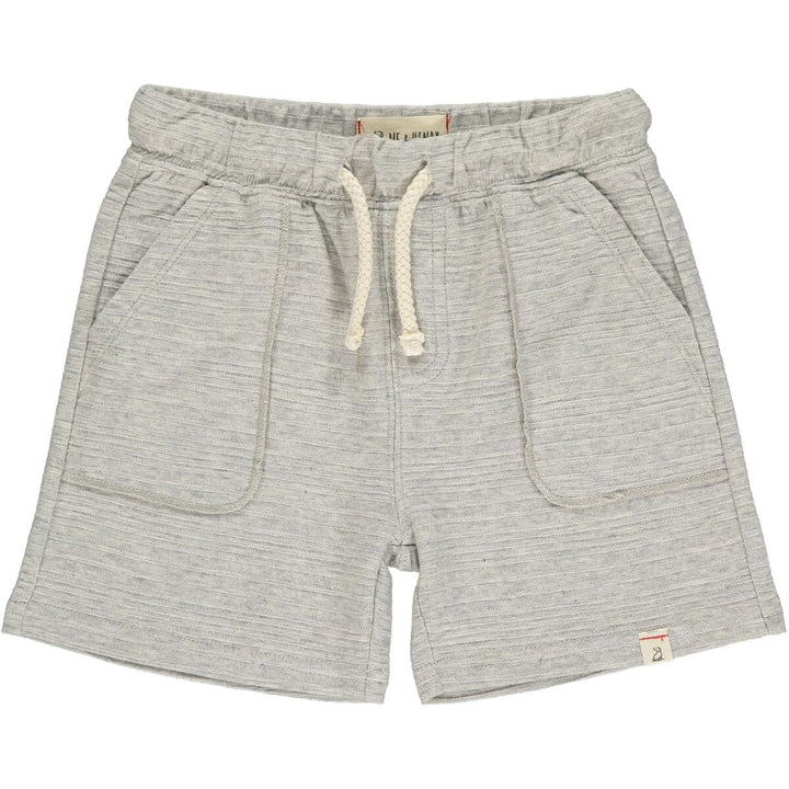 Me & Henry Bluepeter Shorts (Grey Ribbed)