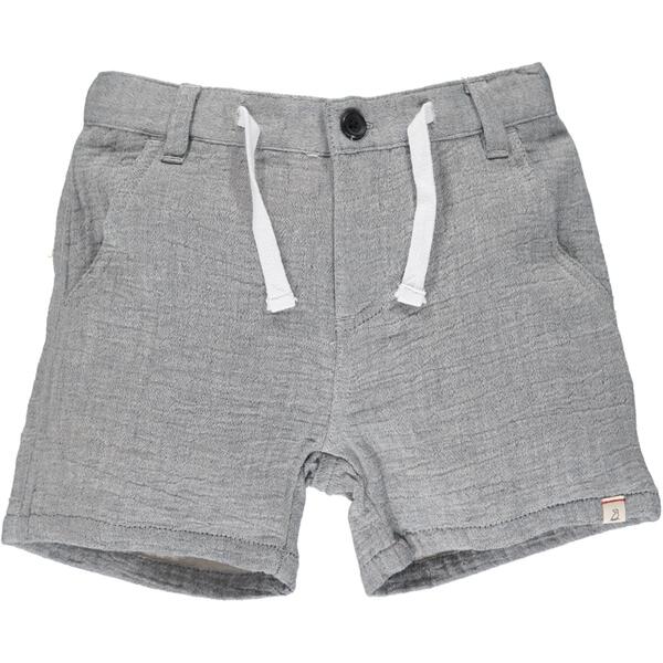 Me & Henry Crew Shorts (Grey Gauze)