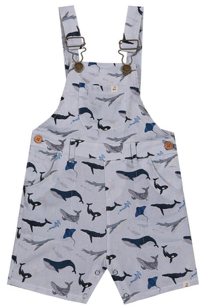 Me & Henry Galleon Overalls (Whales)