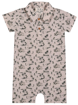 Me & Henry Molokai Romper (Beige Island)