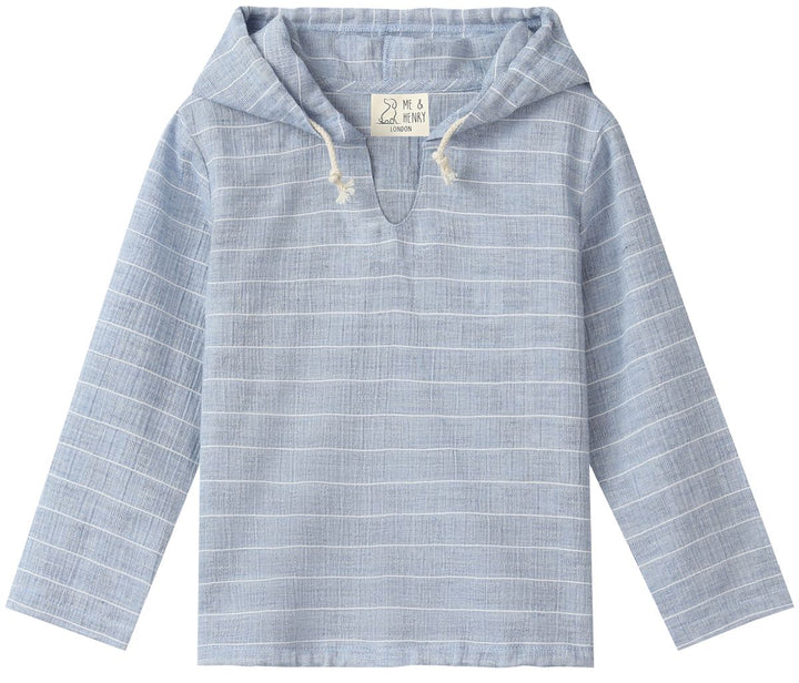 Me &amp; Henry St. Ives Hooded Top (Chambray Plaid)