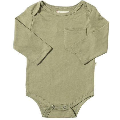 Me &amp; Henry Tellico Onesies 3-Pack (Tan/Green/Sage)
