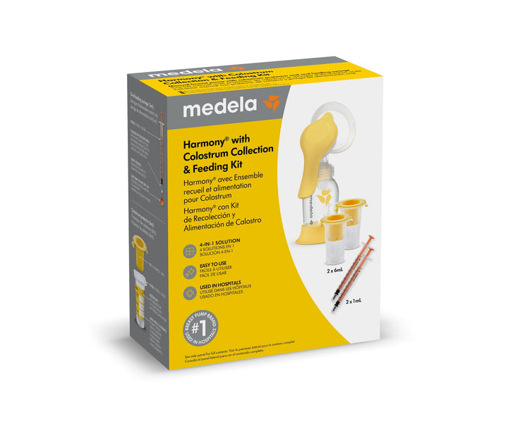Medela Harmony Manual Breast Pump with Colostrum Collection &amp; Feeding Kit