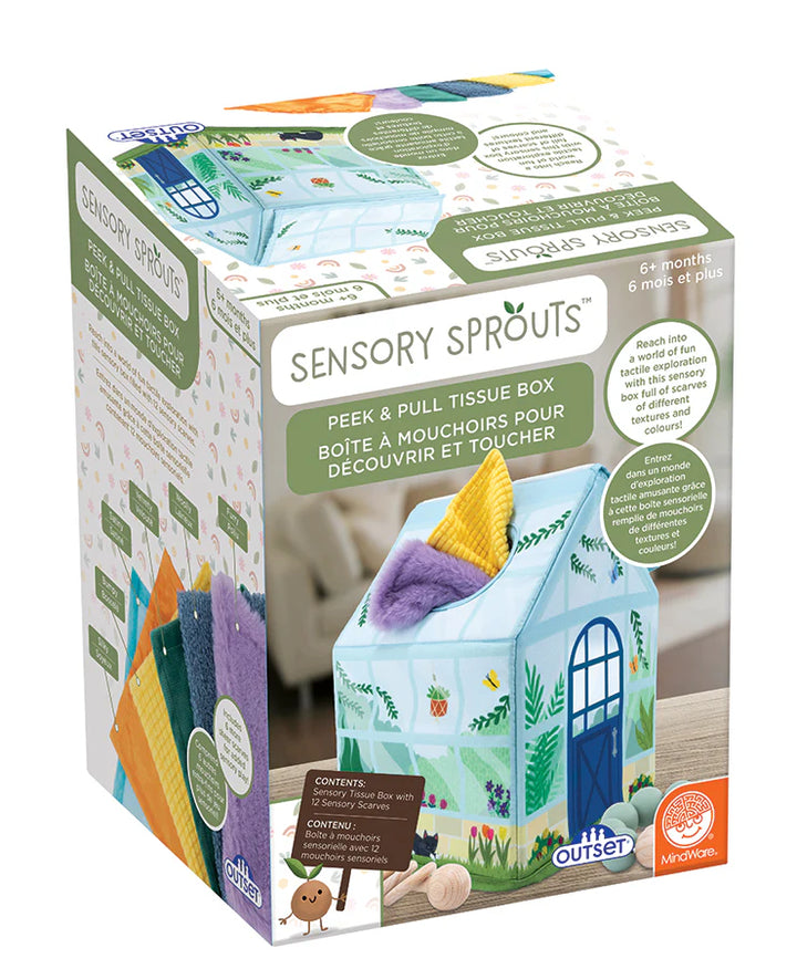 Mindware Sensory Sprouts Peek & Pull Tissue Box