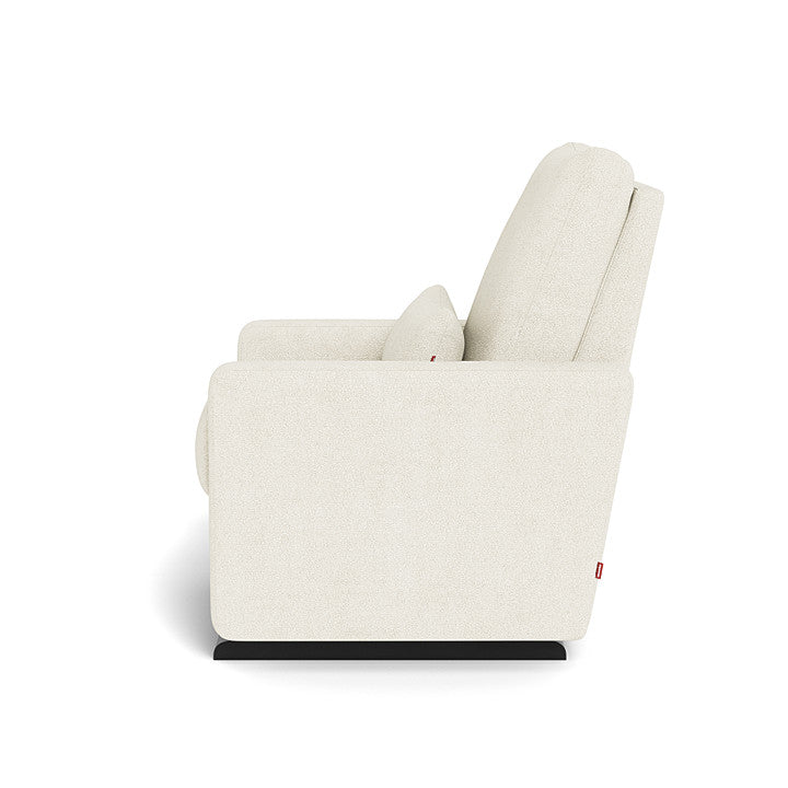 Monte Matera Glider Recliner (Espresso Base/Ivory Boucle) SPECIAL ORDER