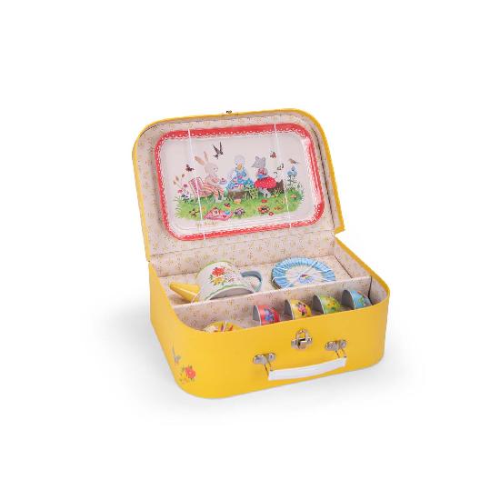 Moulin Roty Grande Famille Metal Tea Set