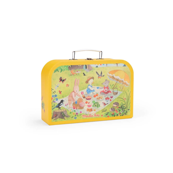 Moulin Roty Grande Famille Metal Tea Set