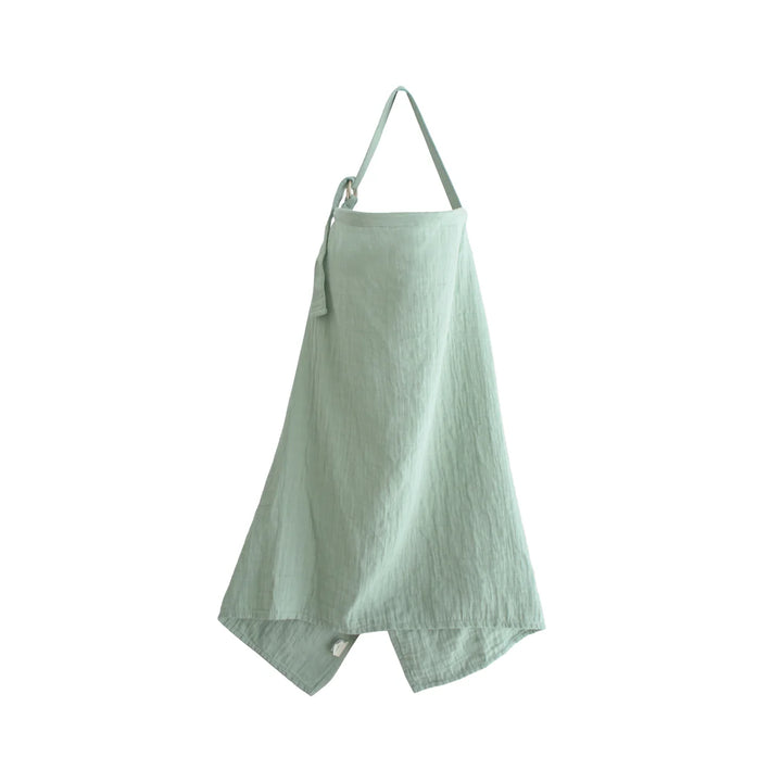 Mushie Muslin Nursing Cover (Roman Green)