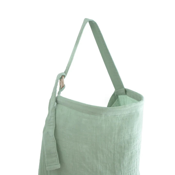 Mushie Muslin Nursing Cover (Roman Green)