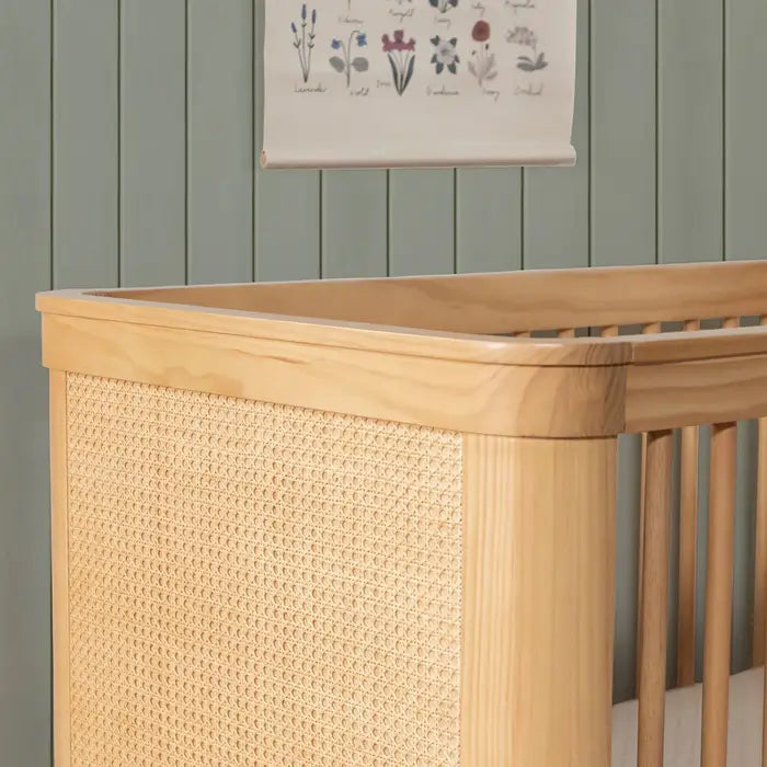 Namesake Marin with Cane 3-in-1 Convertible Crib (Honey/Honey Cane)
