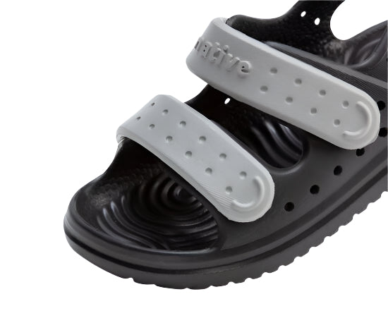 Native Chase Little Kid (Jiffy Black/Satellite Grey)
