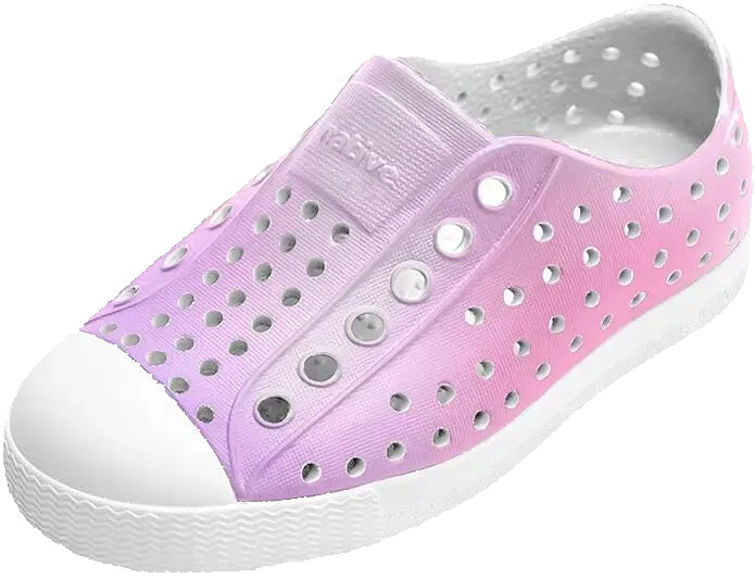 Native Jefferson Print Kids (Shell White/Barely Taro Blur)