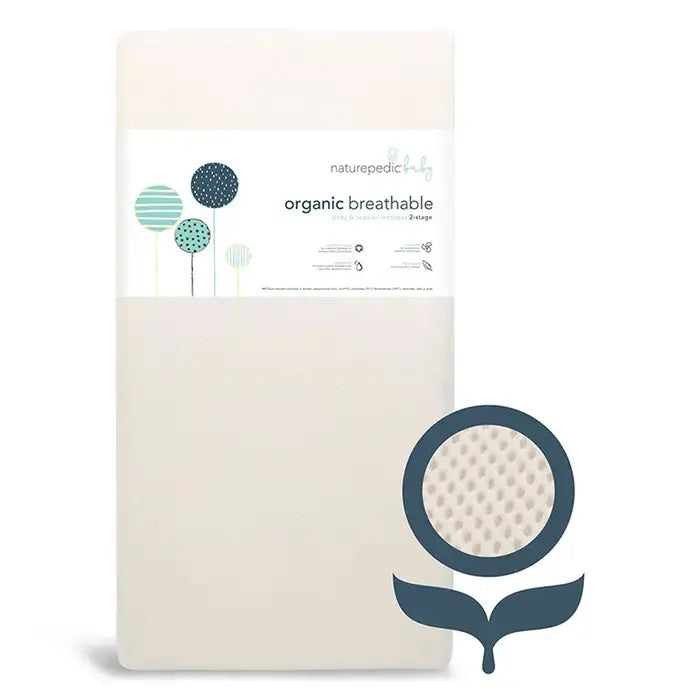 Naturepedic Crib Mattress (2-Stage Organic Breathable)