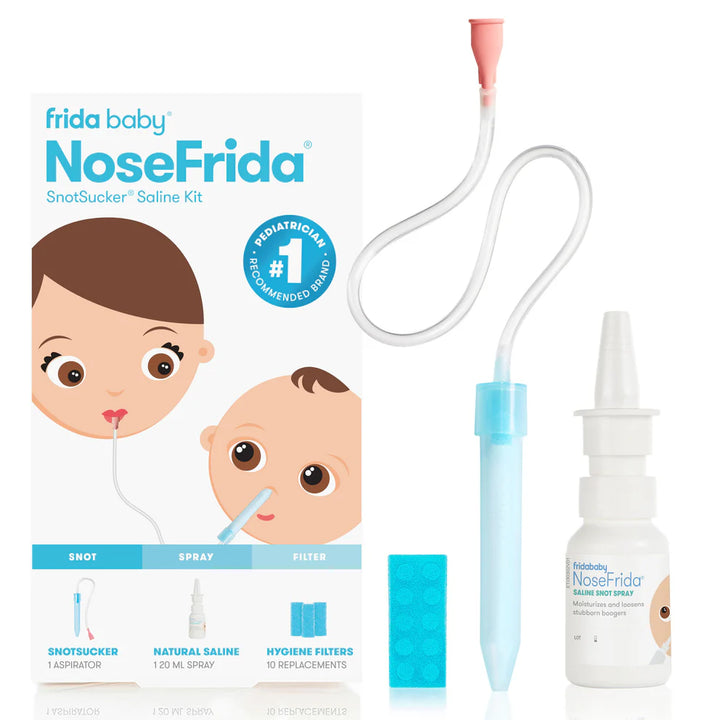 Fridababy NoseFrida Snotsucker Saline Kit