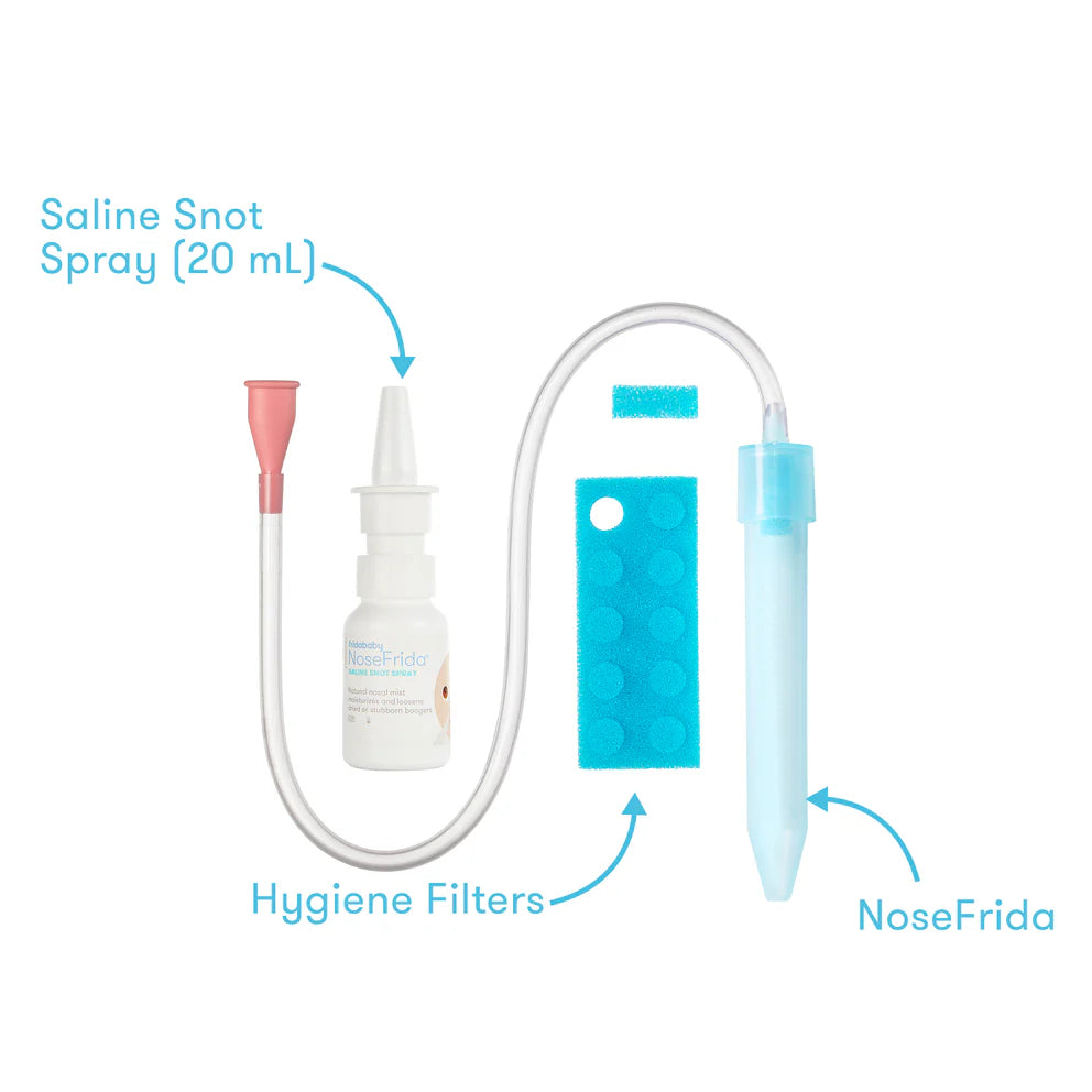 NoseFrida Snotsucker Saline Kit