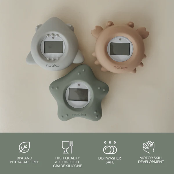 noüka Bathtub Safety Thermometer (Shark)
