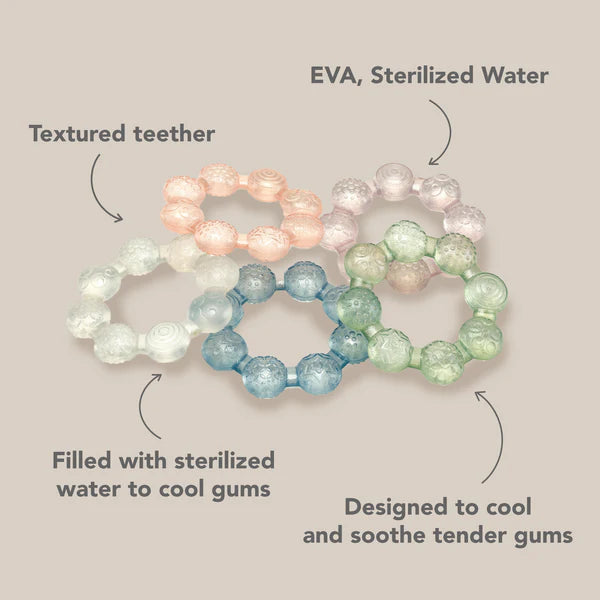 noüka Cooling Ring Teether (Soft Blush)