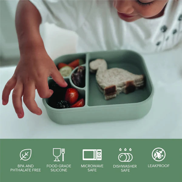 noüka Medium Silicone Sealed Lunch Box (Dust)