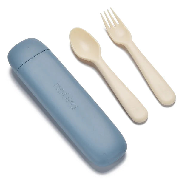noüka Reusable Utensil Set & Carry Case (Wave)