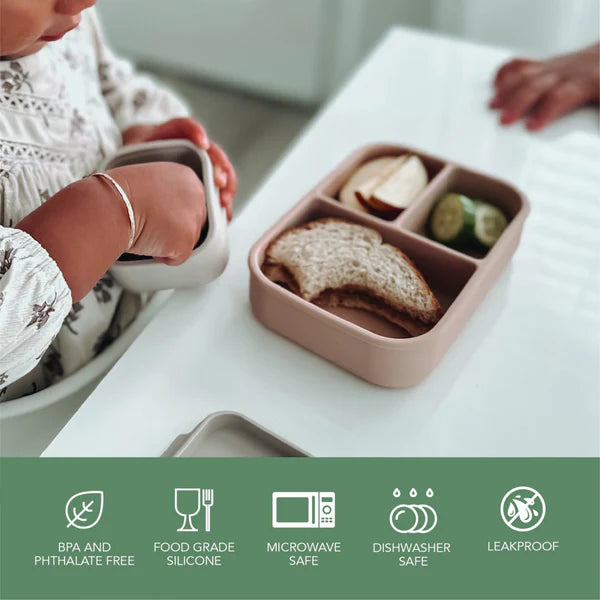noüka Small Silicone Sealed Lunch Box (Wave)