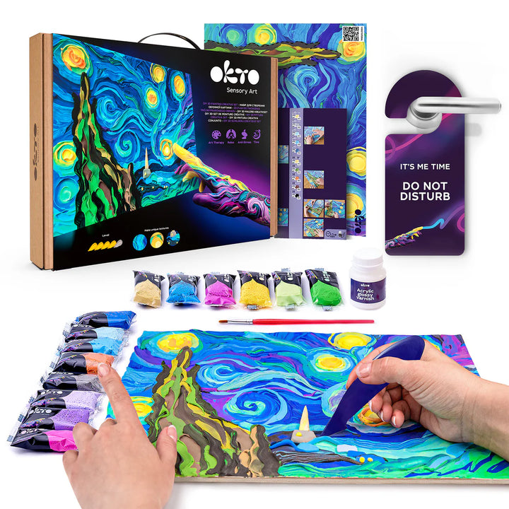 Okto DIY 3D Creative Painting Set (Starry Night)