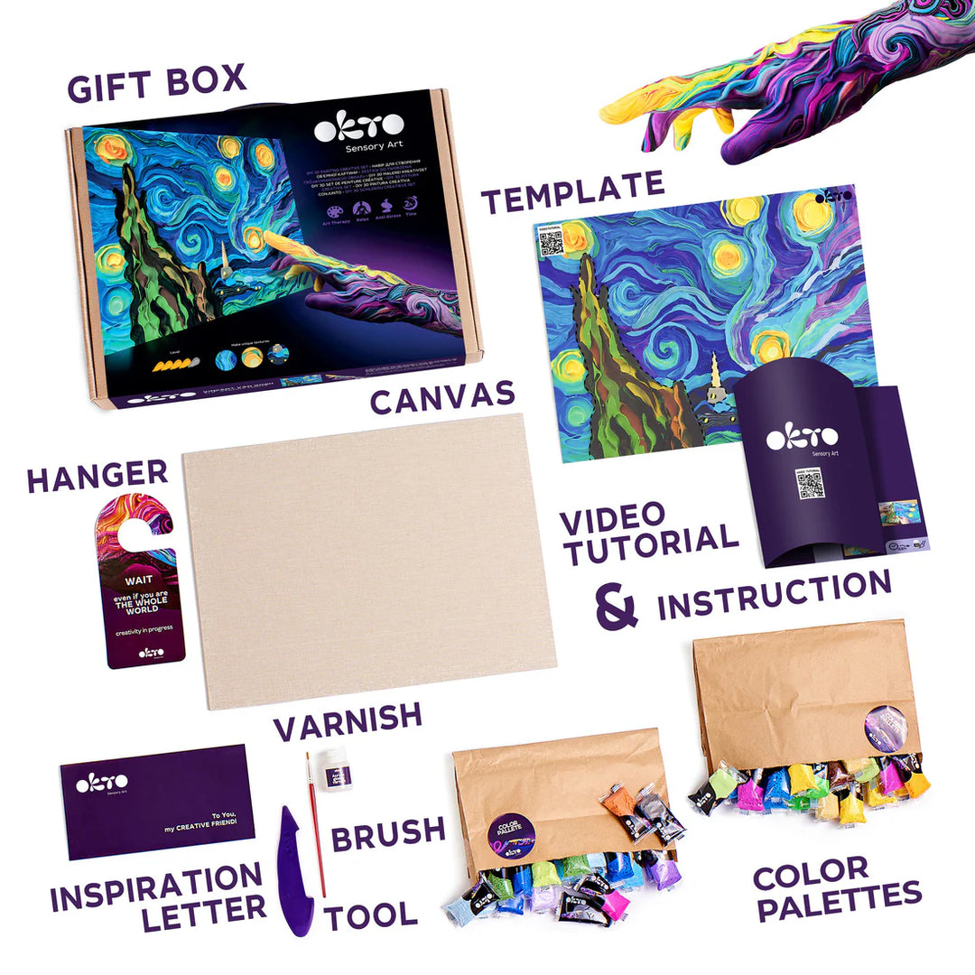 Okto DIY 3D Creative Painting Set (Starry Night)