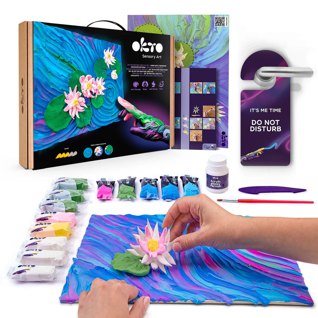 Okto DIY 3D Creative Painting Set (Water LillLes)