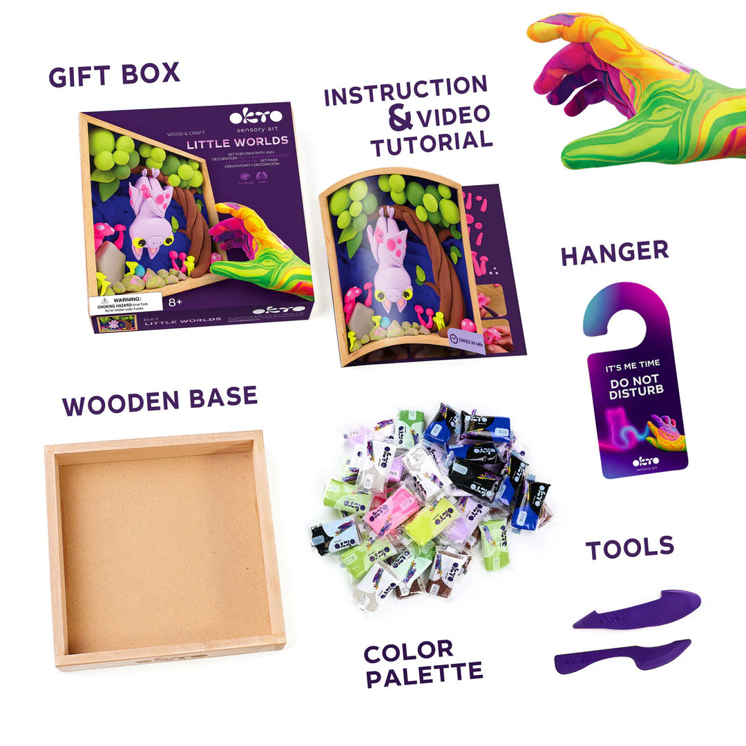 Okto Wood & Craft Little Worlds (Bat)