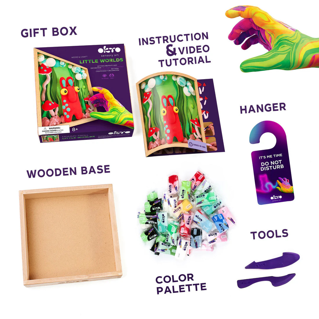 Okto Wood & Craft Little Worlds (Mommy Troll)