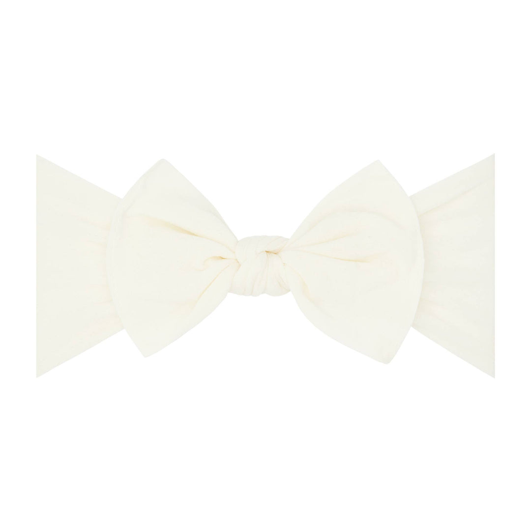 Baby Bling Bows Original Knot Headband (Ivory)