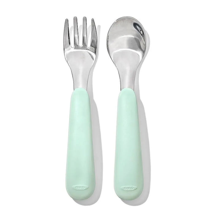 Oxo Tot Fork & Spoon Set (Opal)