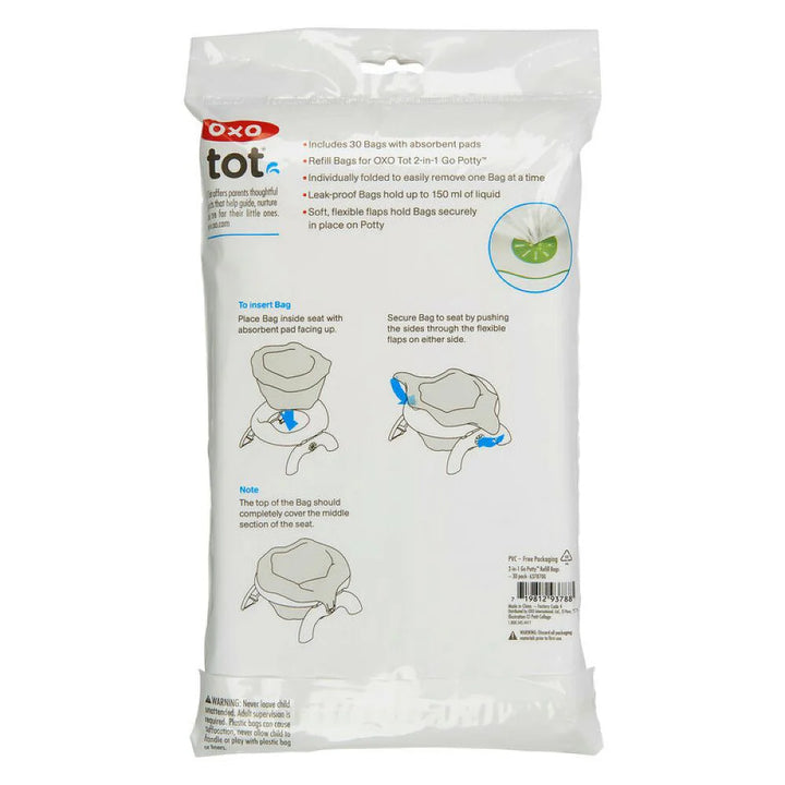 Oxo Tot Go Potty Replacement Bags (30 pcs)