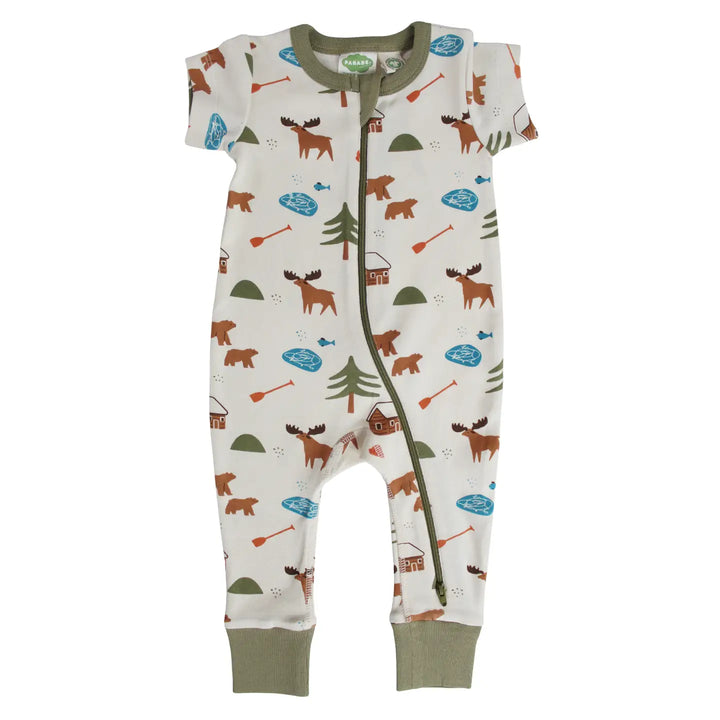 Parade 2-Way Zip Romper (Oh Canada)