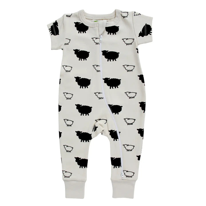 Parade 2-Way Zip Romper (Sheep)
