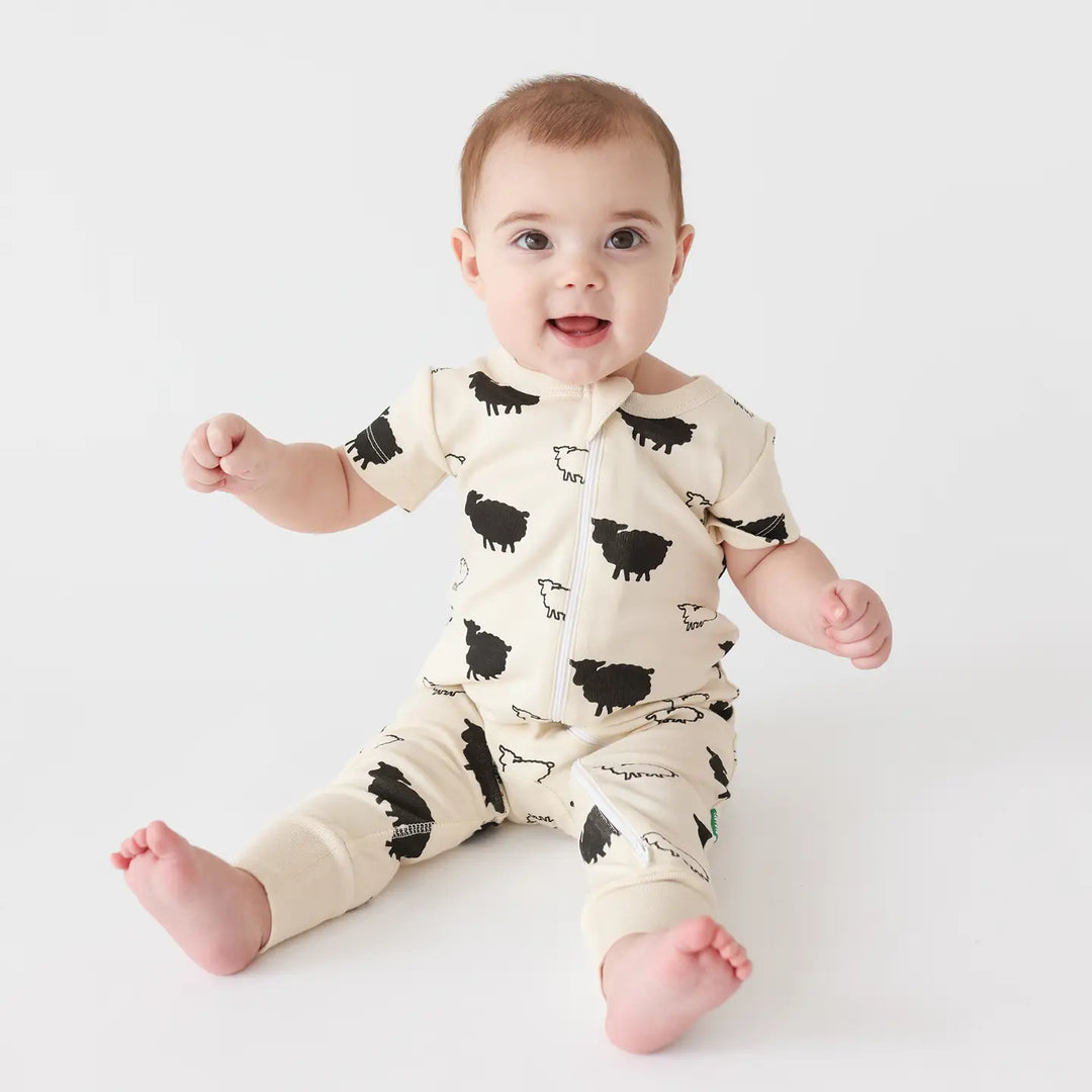 Parade 2-Way Zip Romper (Sheep)