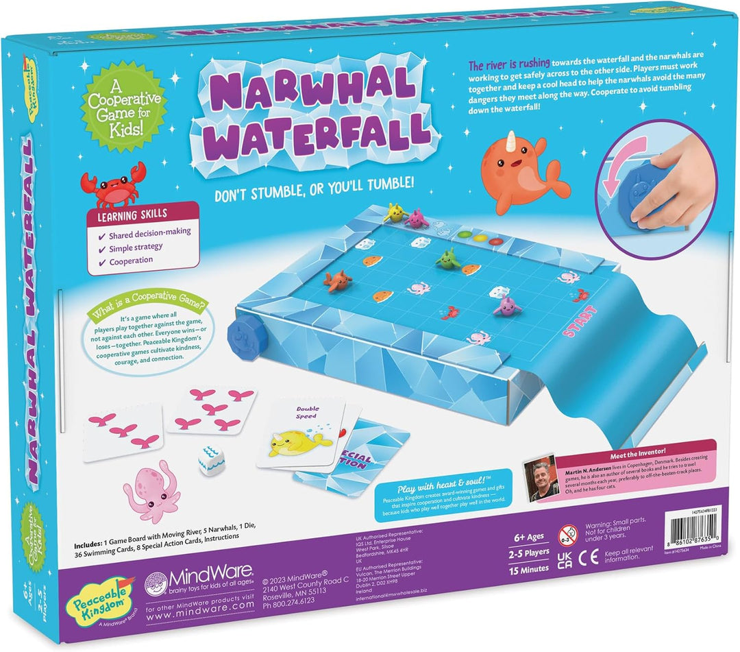 Peaceable Kingdom Narwhal Waterfall