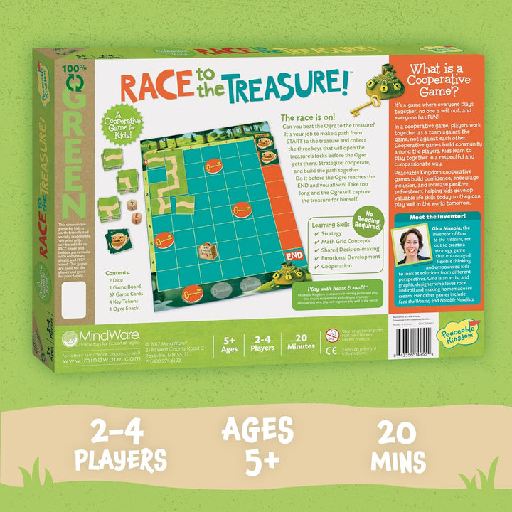 Peaceable Kingdom Race to the Treasure Game