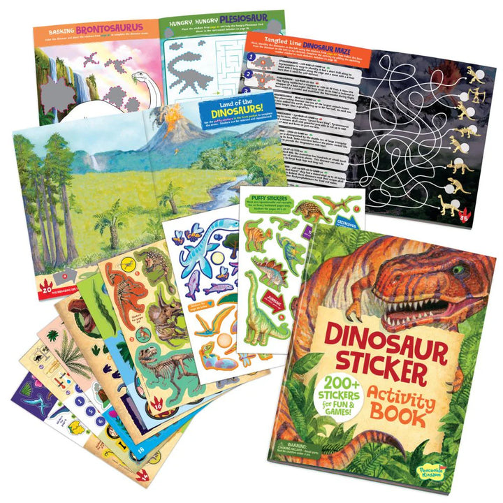 Peaceable Kingdom Sticker Activity Book: Dinosaurs