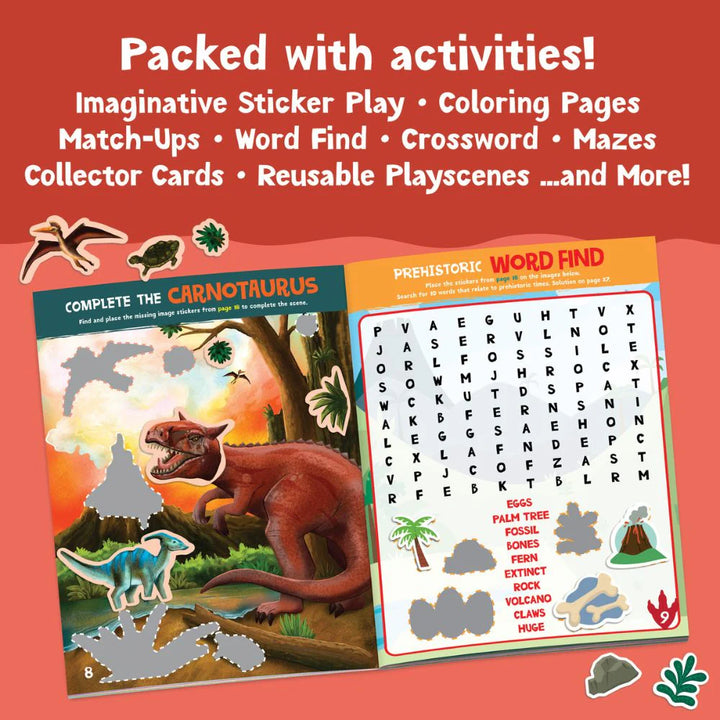 Peaceable Kingdom Sticker Activity Book: Dinosaurs