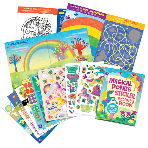 Peaceable Kingdom Sticker Activity Book: Magical Ponies