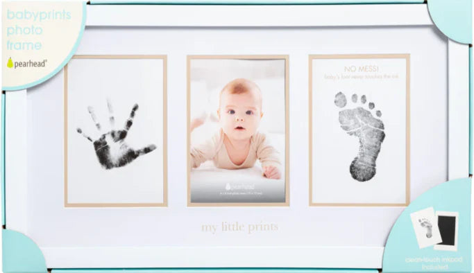 Pearhead Babyprints Frame (Beige Mat)