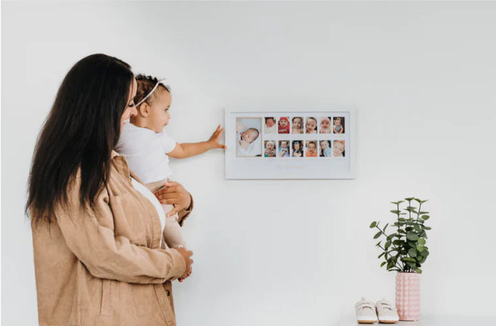 Pearhead My First Year Photo Frame (Beige Mat)