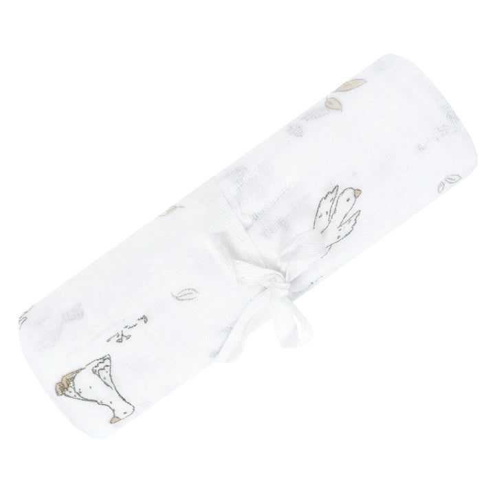 Perlimpinpin Cotton Muslin Single Swaddle (Goose)
