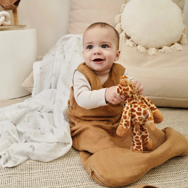 Perlimpinpin Cotton Muslin Single Swaddle (Goose)